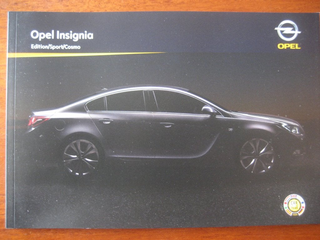 Opel Insignia Edition / Sport / Cosmo (2008), Ophalen of Verzenden, Nieuw, Opel