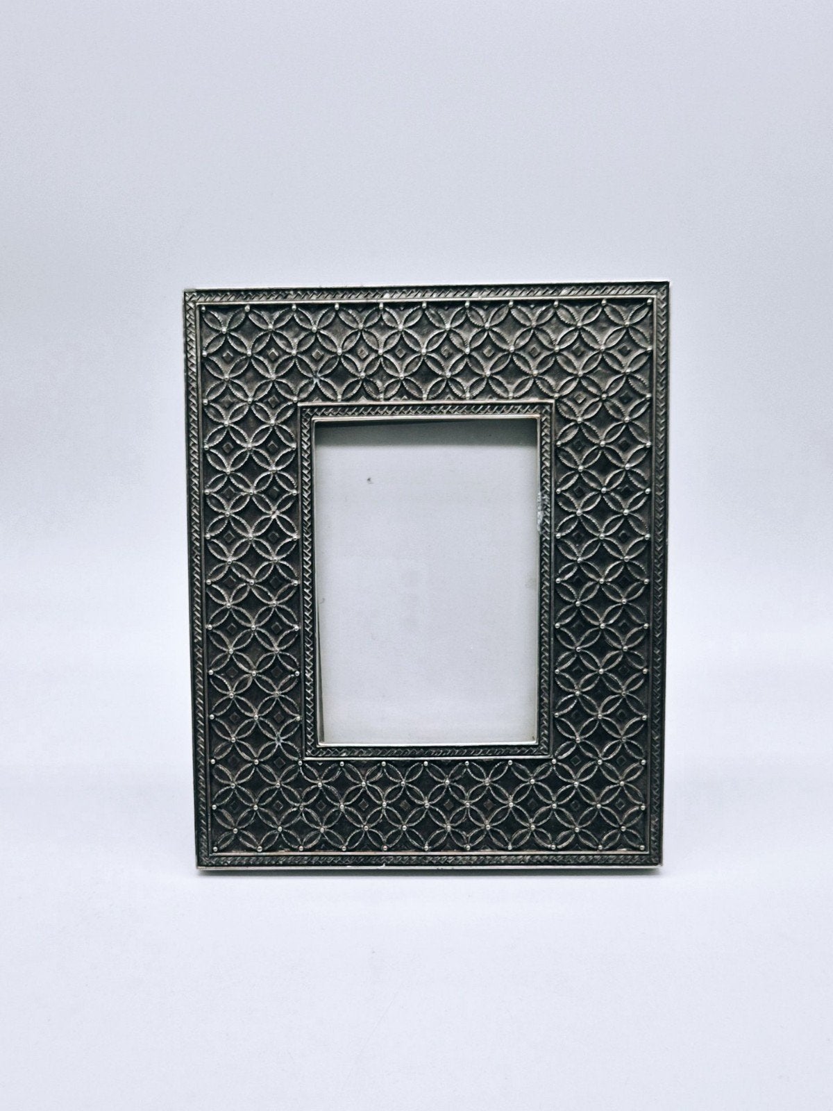 Fotolijst met geometrisch patroon - 9x12 cm, Met glas, Ophalen of Verzenden, Zo goed als nieuw, Fotolijst