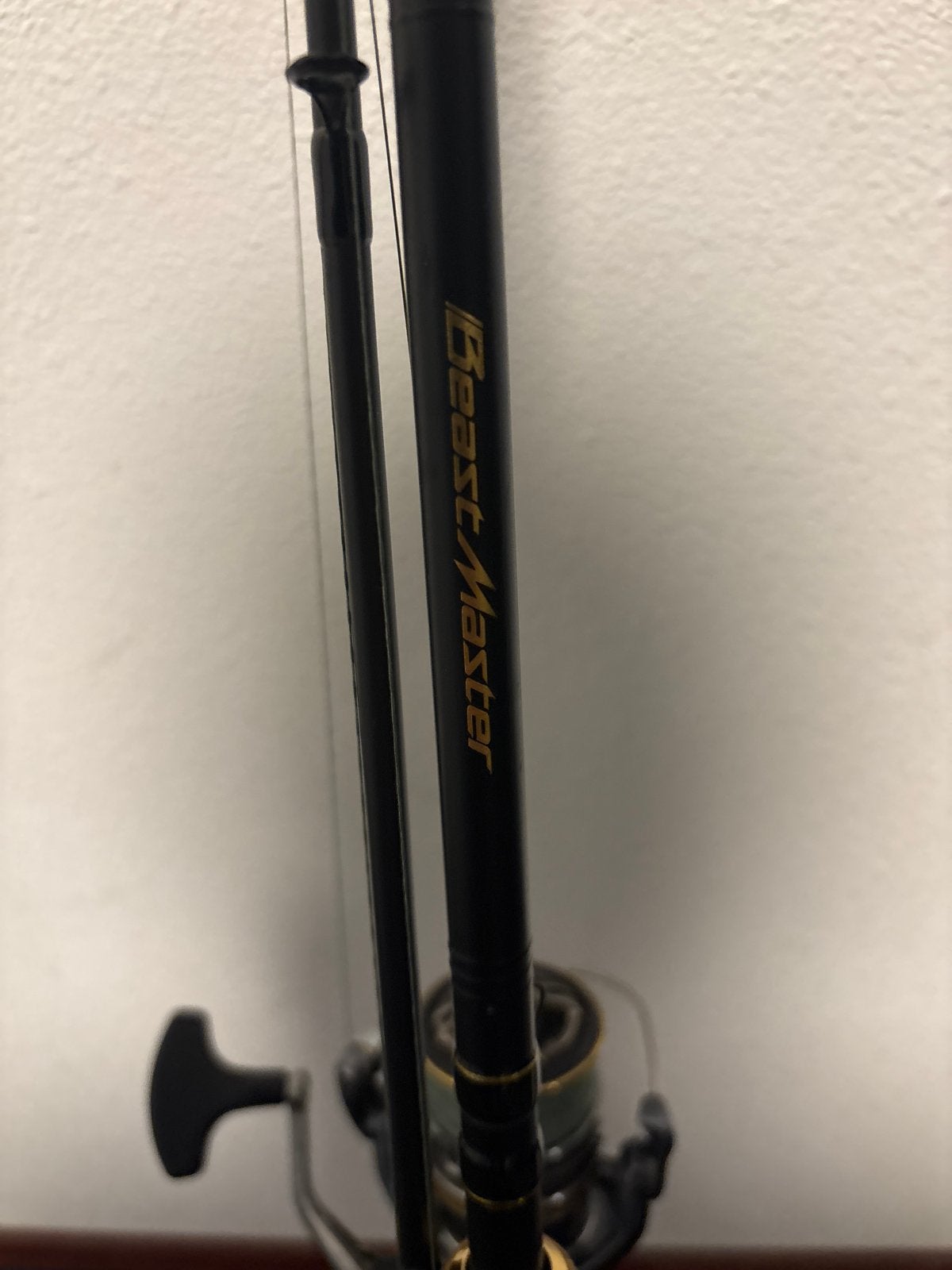 Shimano Beastmaster Spinhengel 2.70m met Ultegra 4000 Molen, Ophalen, Zo goed als nieuw, Complete hengel