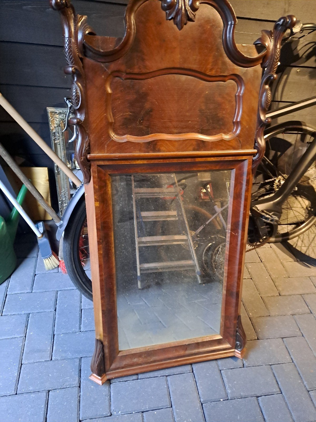 Antieke spiegel, Ophalen, Rechthoekig