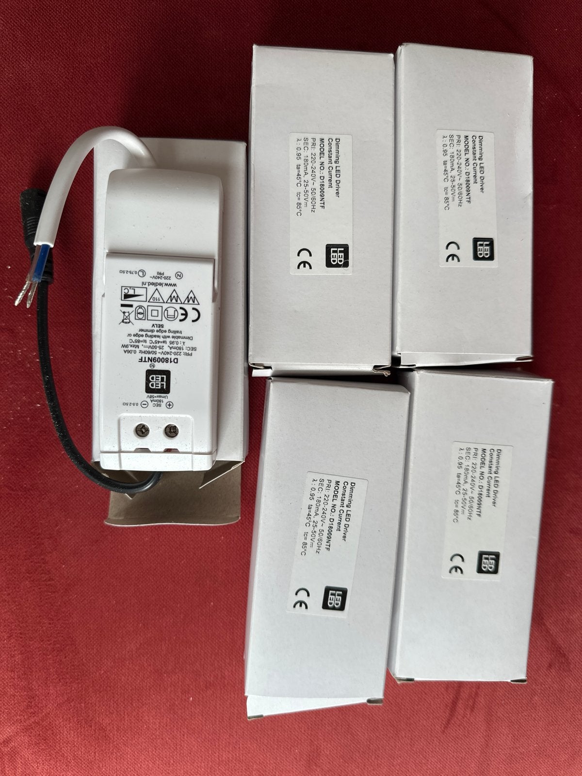 5 Dimbare LED Driver Constant Current D18009NTF, Dimbaar, Ophalen of Verzenden, Nieuw, Overige merken