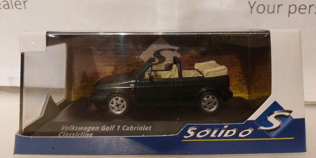 Solido 1:43 Volkswagen Golf I Cabriolet Classic Line 1992, Ophalen of Verzenden, Nieuw, Auto, Solido