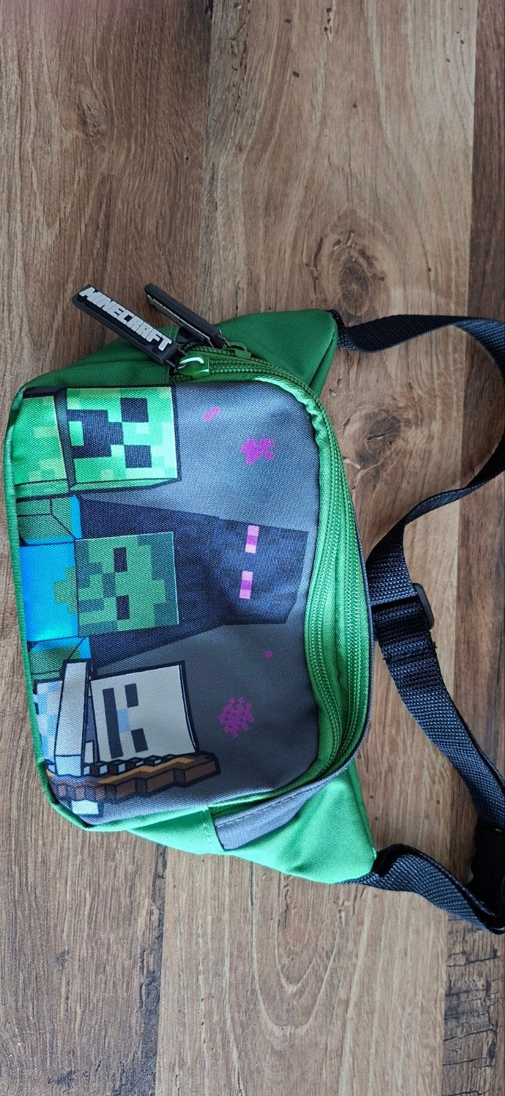 Minecraft heuptasje - Groen heuptasje voor kinderen, Overige merken, Gebruikt, Minder dan 30 cm, Ophalen of Verzenden