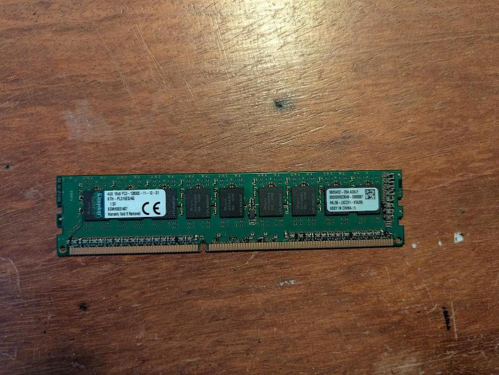 Kingston 4GB ECC DDR3 Server RAM PC3-12800E HP Gen8, Server, DDR3, Ophalen of Verzenden, Zo goed als nieuw