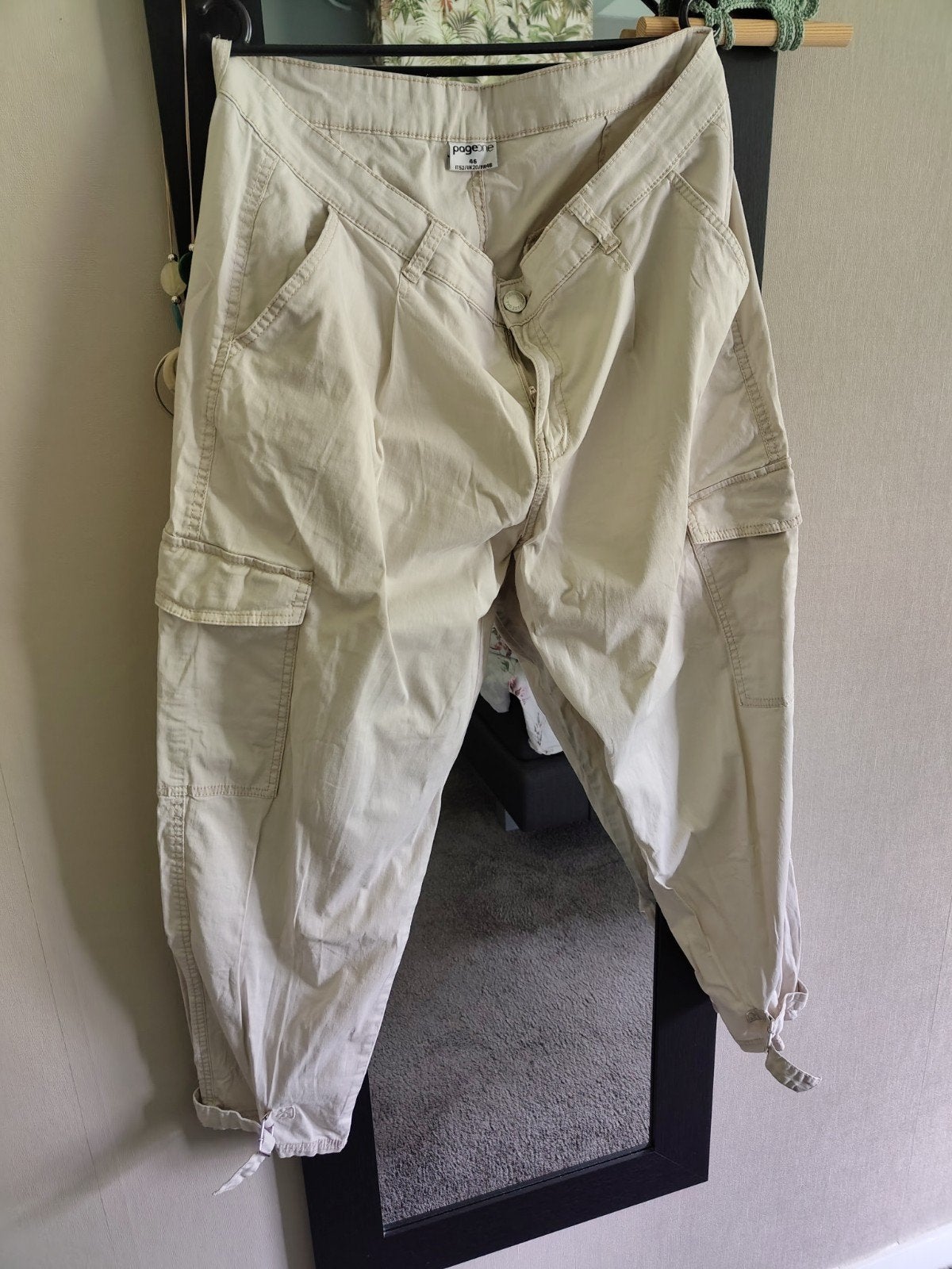 zomerse  broek, Wit, Maat 46/48 (XL) of groter, Ophalen of Verzenden, Zo goed als nieuw