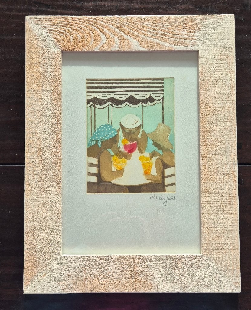 Ets Willy Belinfante, Overig onderwerp, Papier/karton, Ophalen of Verzenden, Achter glas