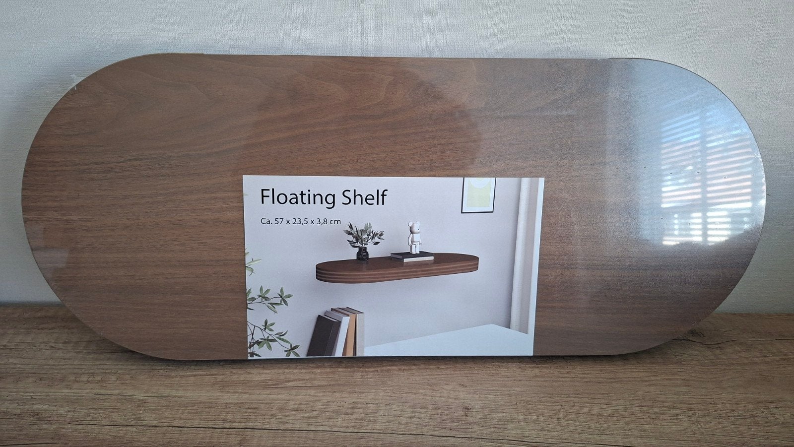wandplankje, kleur walnoot bruin., Ophalen, Nieuw, Overige kleuren