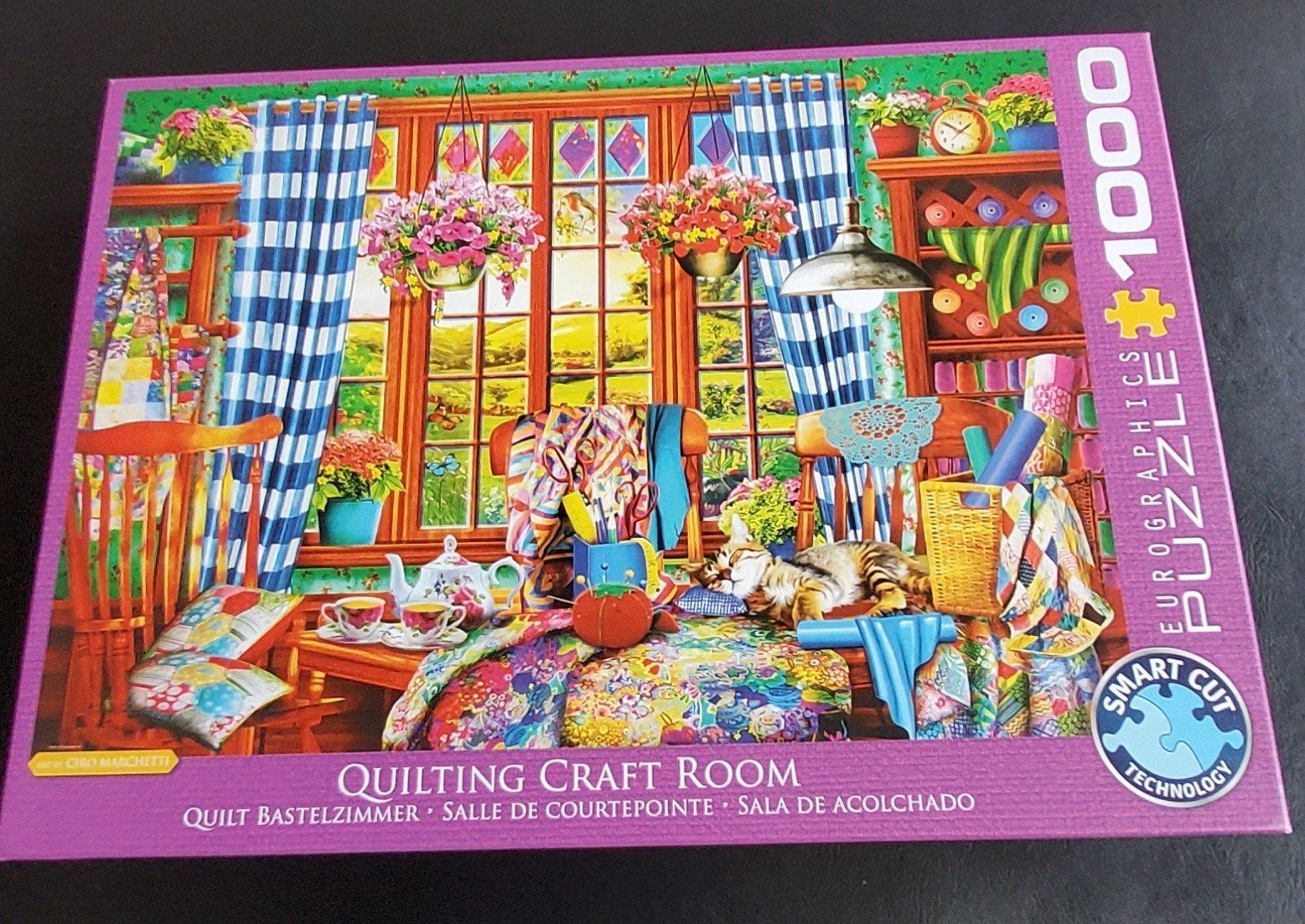 Eurographics puzzel, Ophalen of Verzenden, 500 t/m 1500 stukjes, Zo goed als nieuw