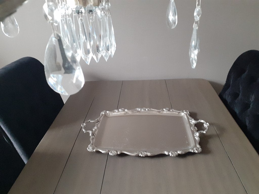 Prachtig verzilverde schaal!, Antiek en Kunst, Antiek | Schalen, Ophalen of Verzenden