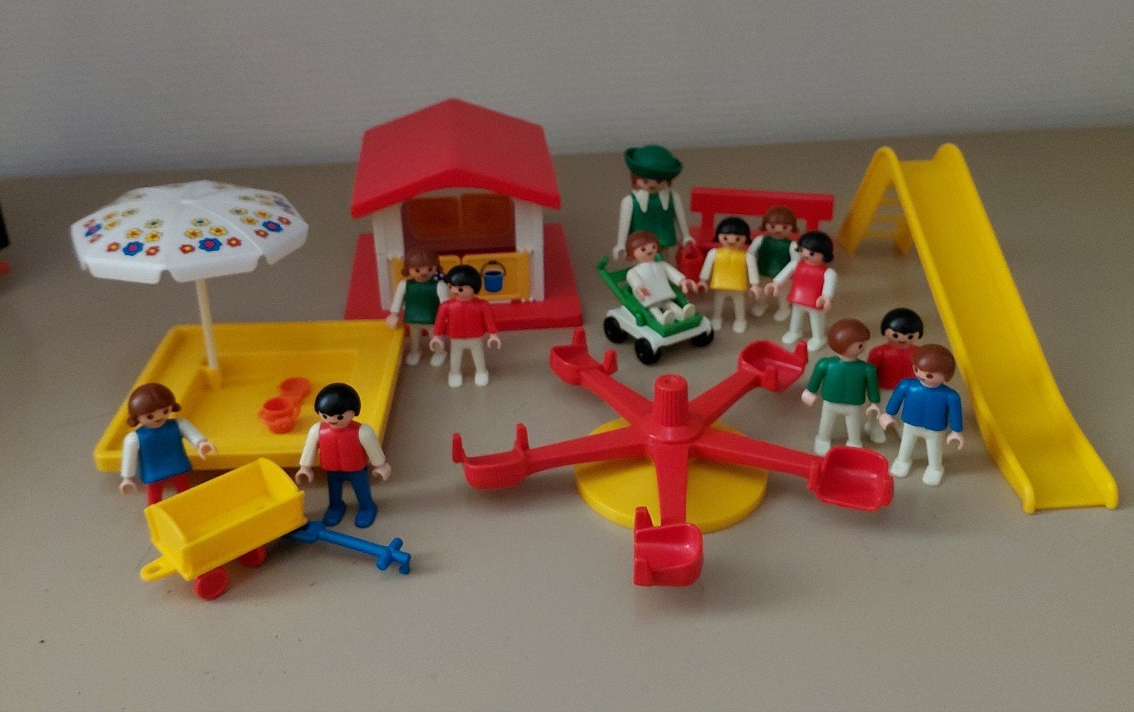 Oud playmobil speeltuin 3416 + 3497, Ophalen of Verzenden, Gebruikt
