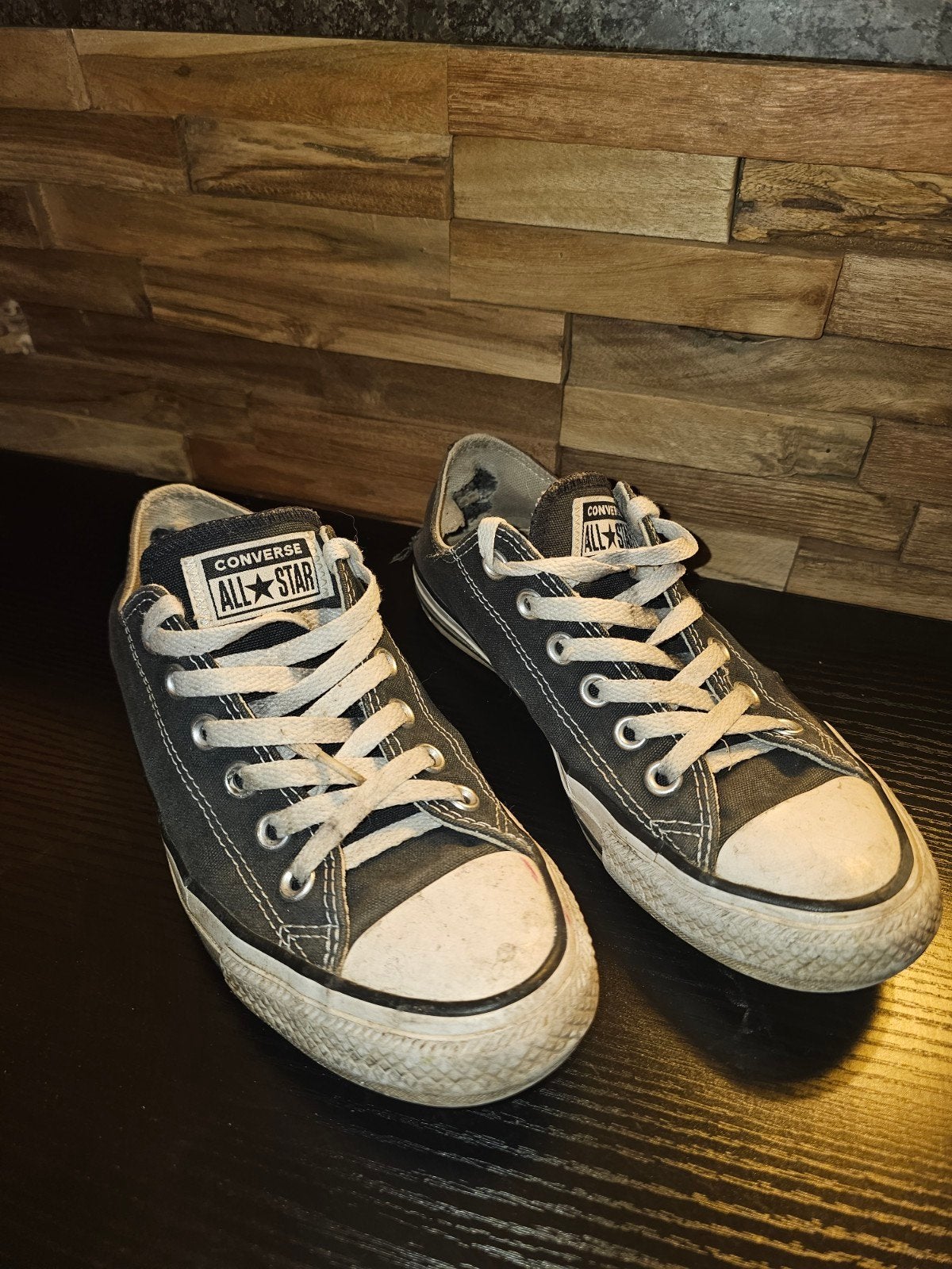 Converse All Stars maat 37,5 – unieke vintage look, Ophalen of Verzenden, Gedragen, Sneakers of Gympen
