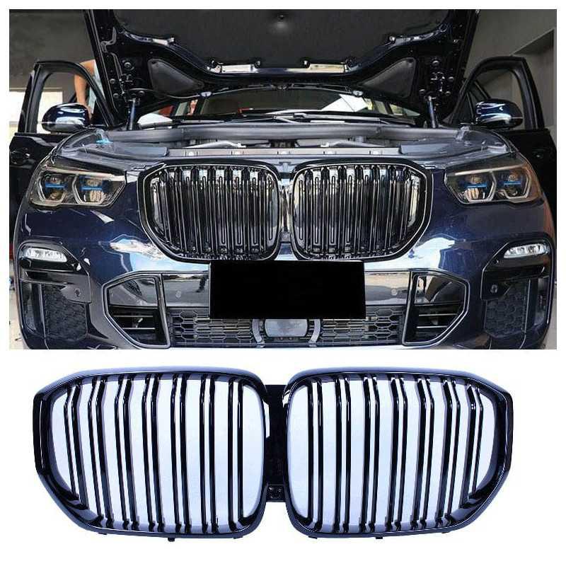 GRILL NIEREN BMW X5 G05 PRE FACELIFT GLANZEND ZWART, Ophalen of Verzenden