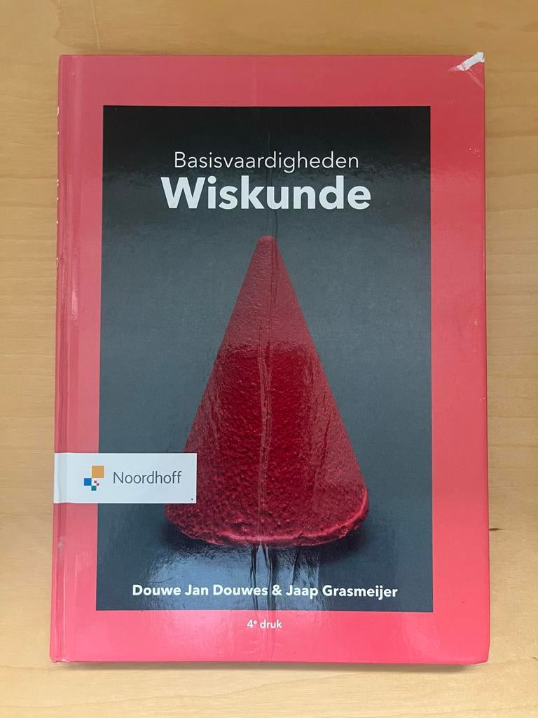 Basisvaardigheden Wiskunde - Noordhoff (4e druk), Boeken, Ophalen of Verzenden, Beta, Gelezen, MBO