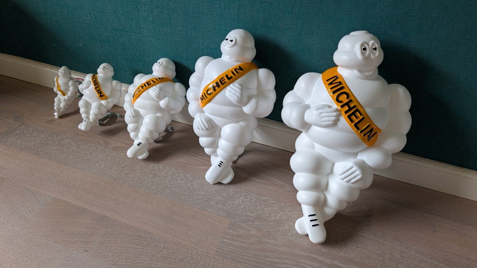 Michelin​ poppen bibendum in verschillende formaten incl LED, Verzamelen, Merken en Reclamevoorwerpen, Nieuw, Ophalen of Verzenden