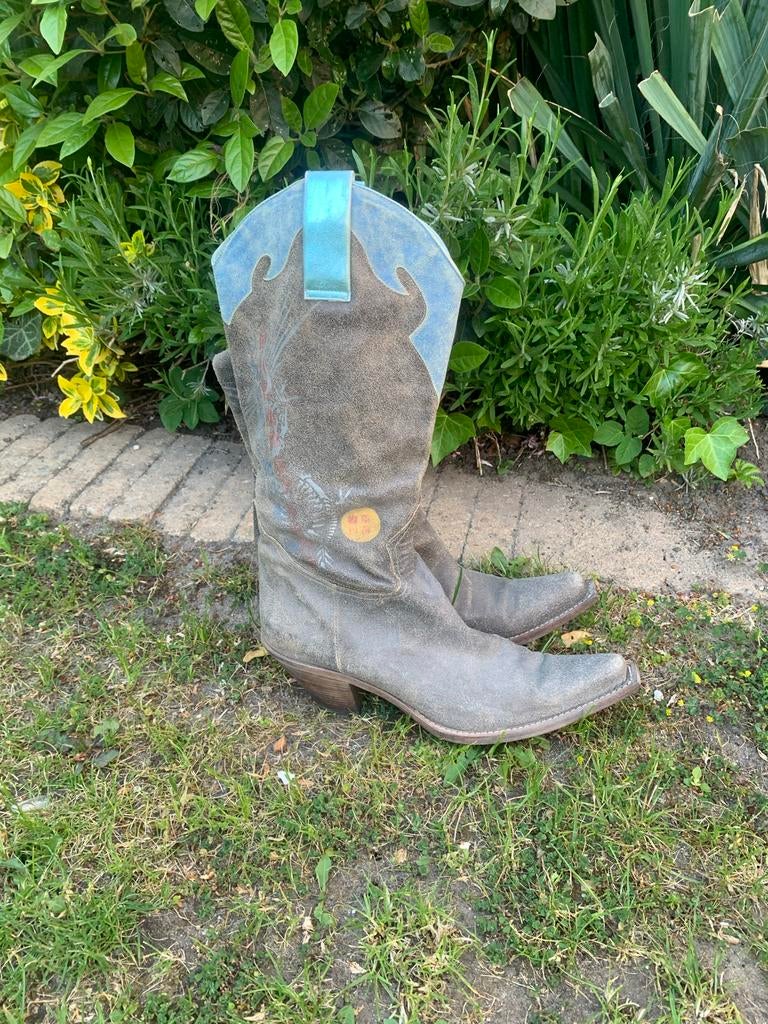 Materia Prima by Goffredo Fantini Cowboylaarzen - Maat 40, Ophalen of Verzenden, Gedragen, Grijs, Hoge laarzen
