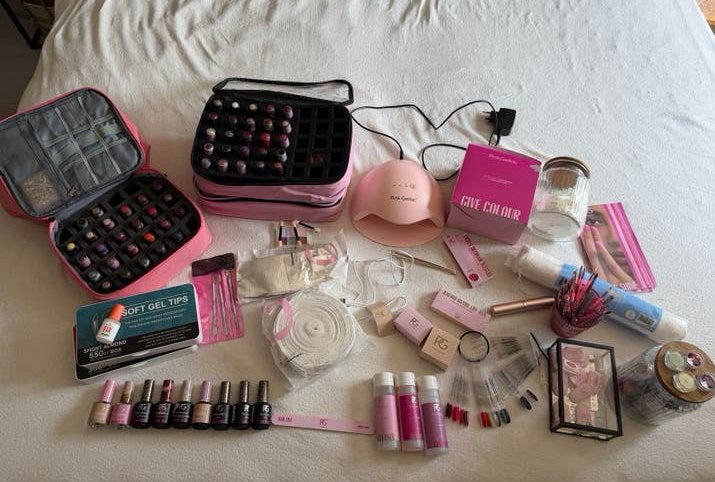 Pink Gellac Starterspakket met veel extra's, Sieraden, Tassen en Uiterlijk, Ophalen of Verzenden, Zo goed als nieuw, Overige typen