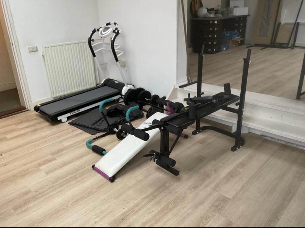 Loopband focus, Duke fitness weightbench, Ophalen, Overige materialen, Benen, Gebruikt