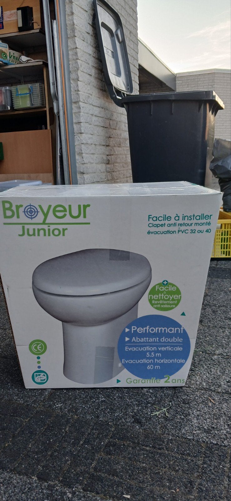 Broyeur junior, Ophalen, Nieuw, Douche