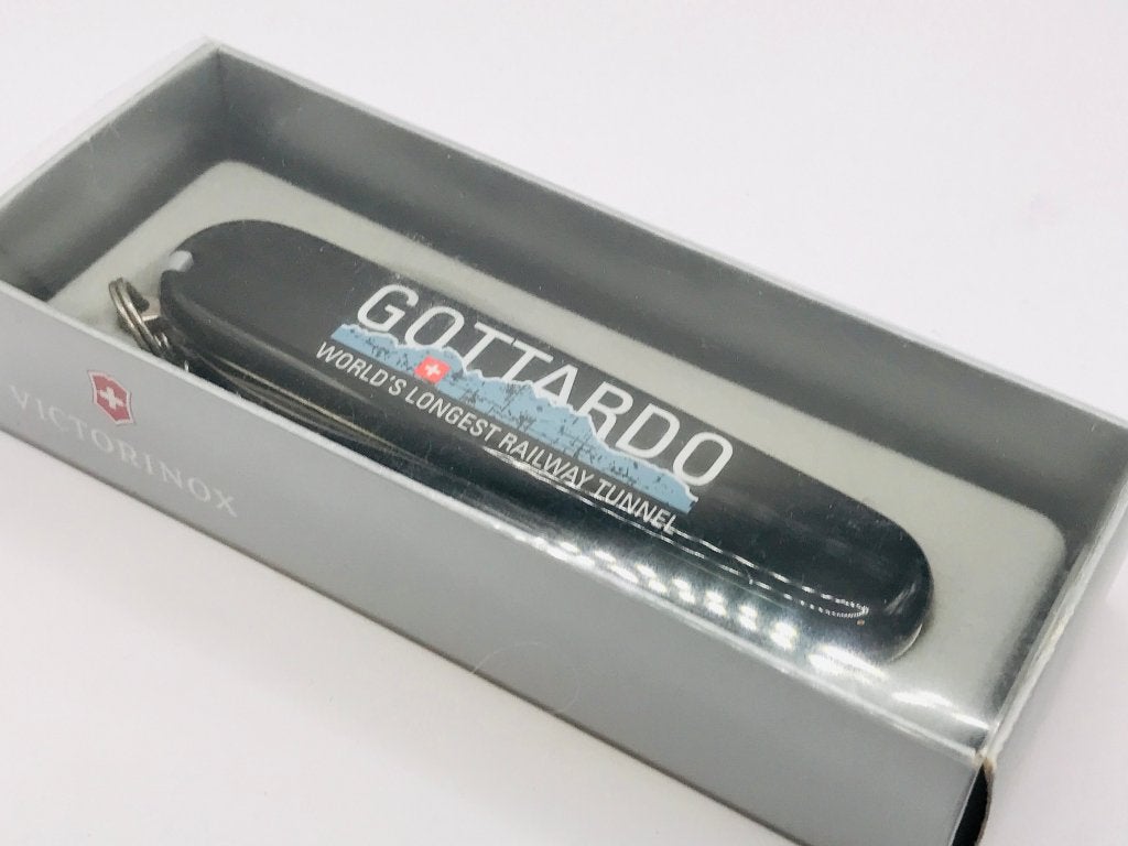 Victorinox Spartan “GOTTARDO” Tunnel Railway knife black, Caravans en Kamperen, Ophalen of Verzenden, Nieuw