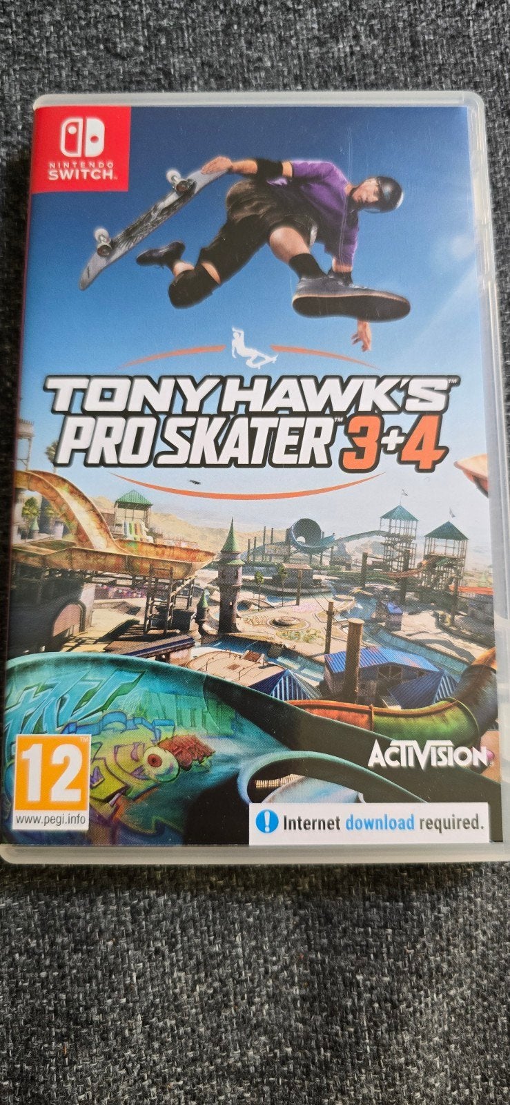 Tony Hawk's Pro Skater 3+4 Nintendo Switch, Ophalen, Met games, Zo goed als nieuw, Switch Original