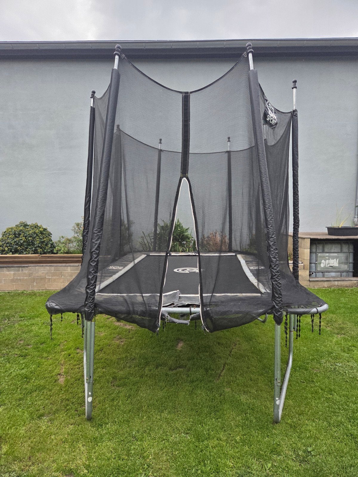 Game On Sport Trampoline met veiligheidsnet (210 x330 cm), Ophalen, Gebruikt