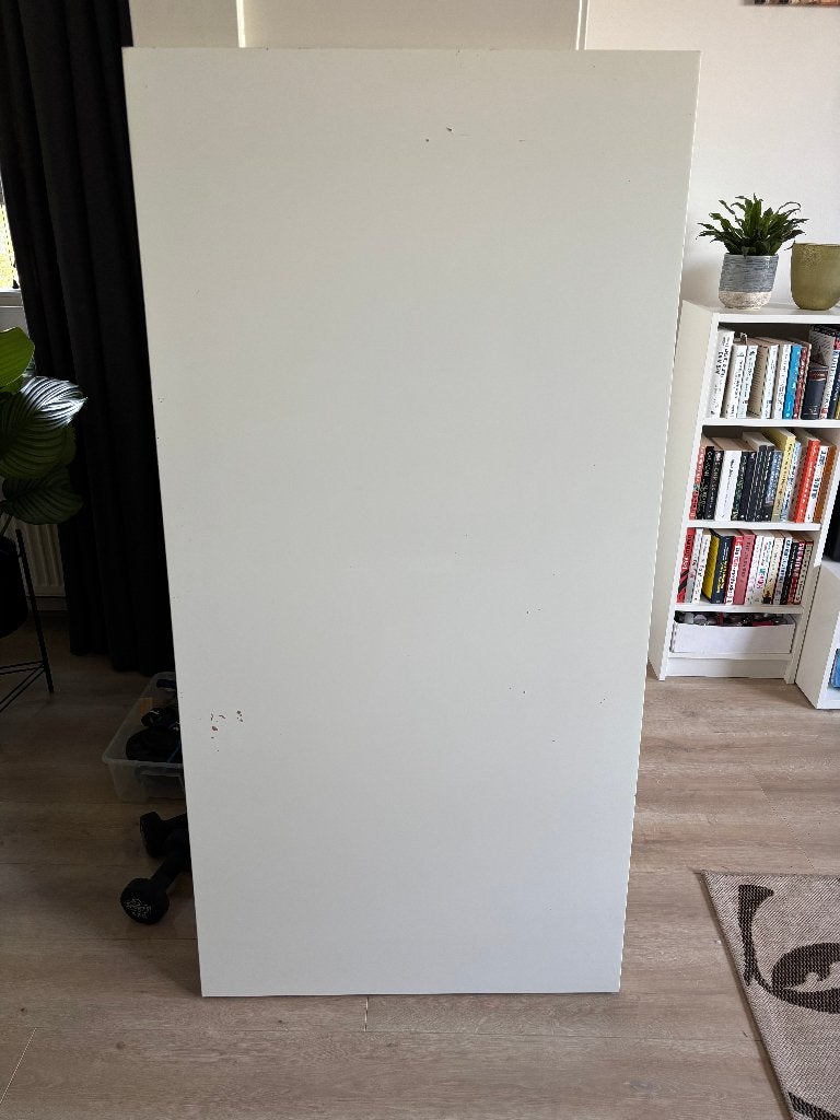Bureaublad | Wit | 150 x 75 cm | IKEA Linnmon, Ophalen, Gebruikt, 100 tot 150 cm, 50 tot 100 cm