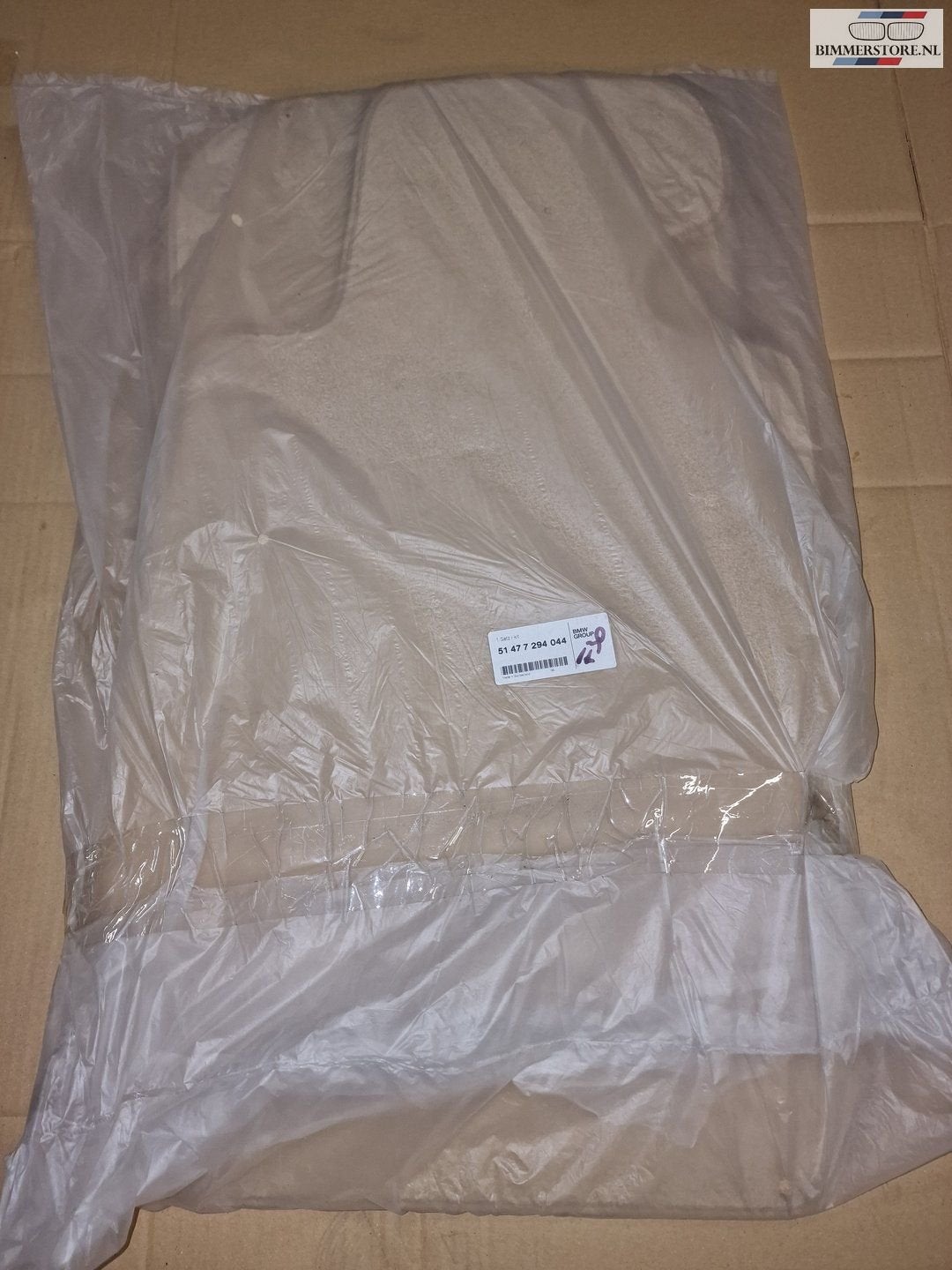 Automatten set 4-delig 51477294044 beige BMW F30 origineel, -, -, Nieuw, Ophalen of Verzenden