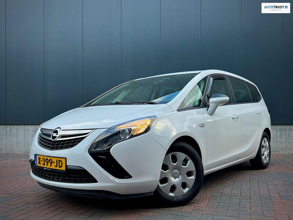 Opel Zafira 1.4 Turbo Edition 7p. * Climate * Cruise * Goed, Stof, Gebruikt, 4 cilinders, 7 stoelen