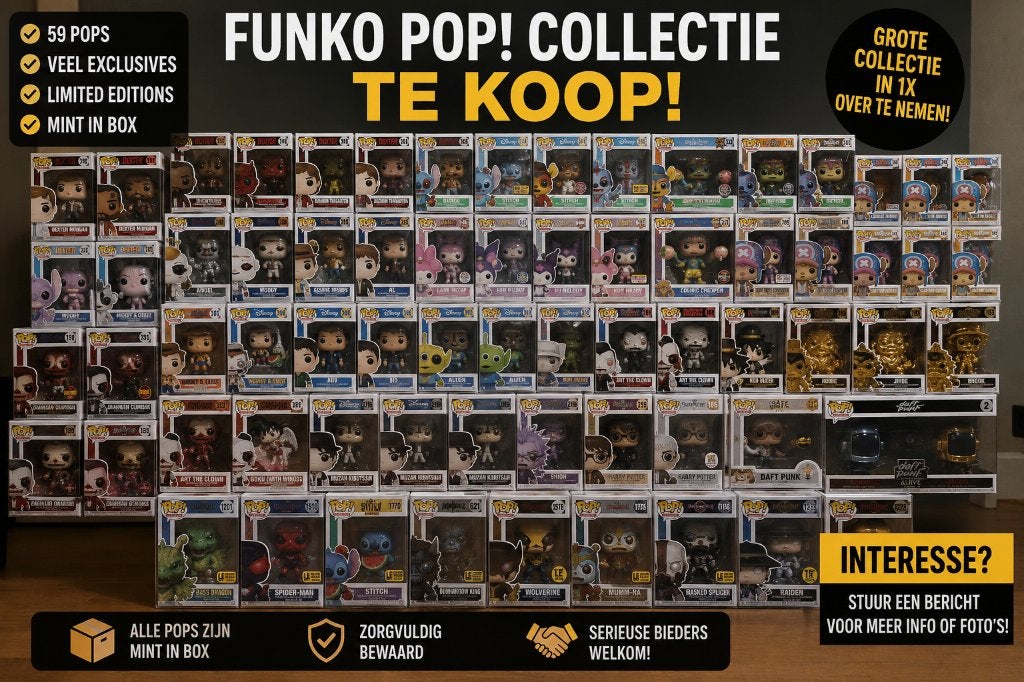 Funko Pop Collectie | Exclusives LE's & Grails | In één keer, Ophalen