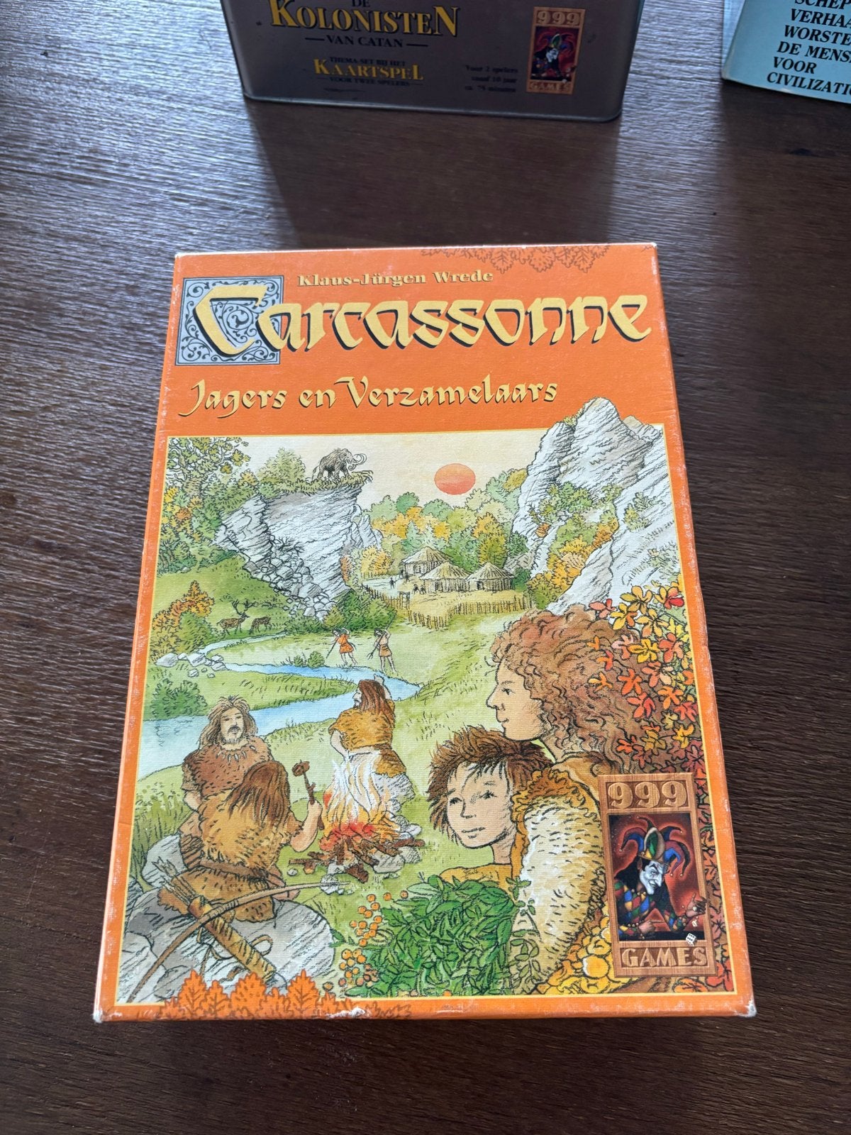 Carcassonne Jagers en Verzamelaars - Compleet (2002), Drie of vier spelers, Ophalen of Verzenden, Gebruikt