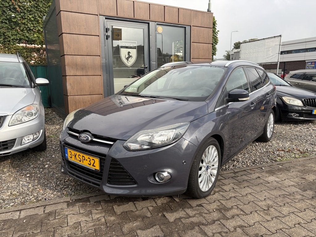 Ford FOCUS Wagon 1.0 EcoB. Titanium (bj 2012), Auto's, Euro 5, 101 pk, Gebruikt, Handgeschakeld