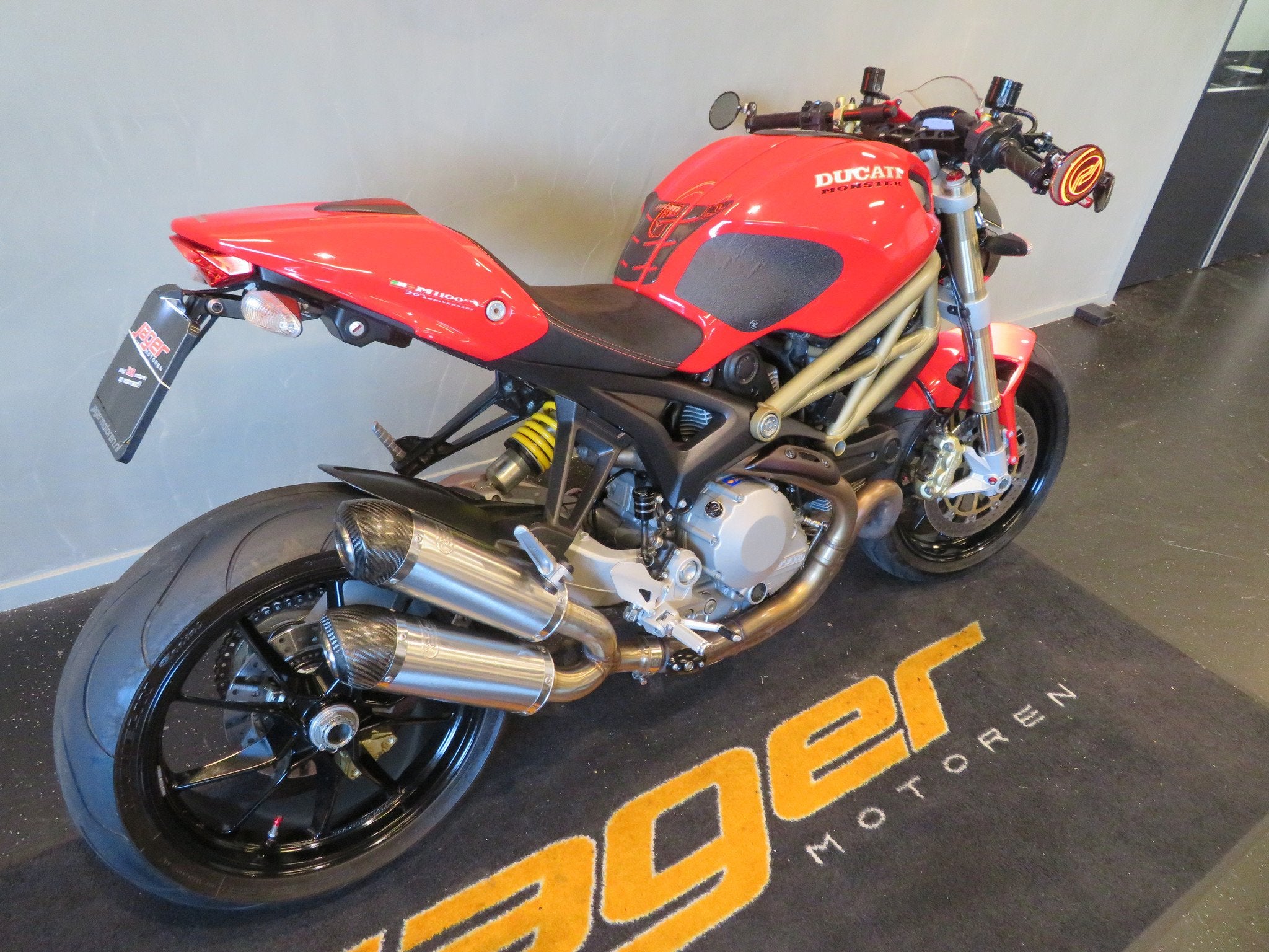 Ducati MONSTER 1100 EVO ALU GPR UITLAAT (bj 2012), Motoren, Motoren | Ducati, Bedrijf, Naked bike