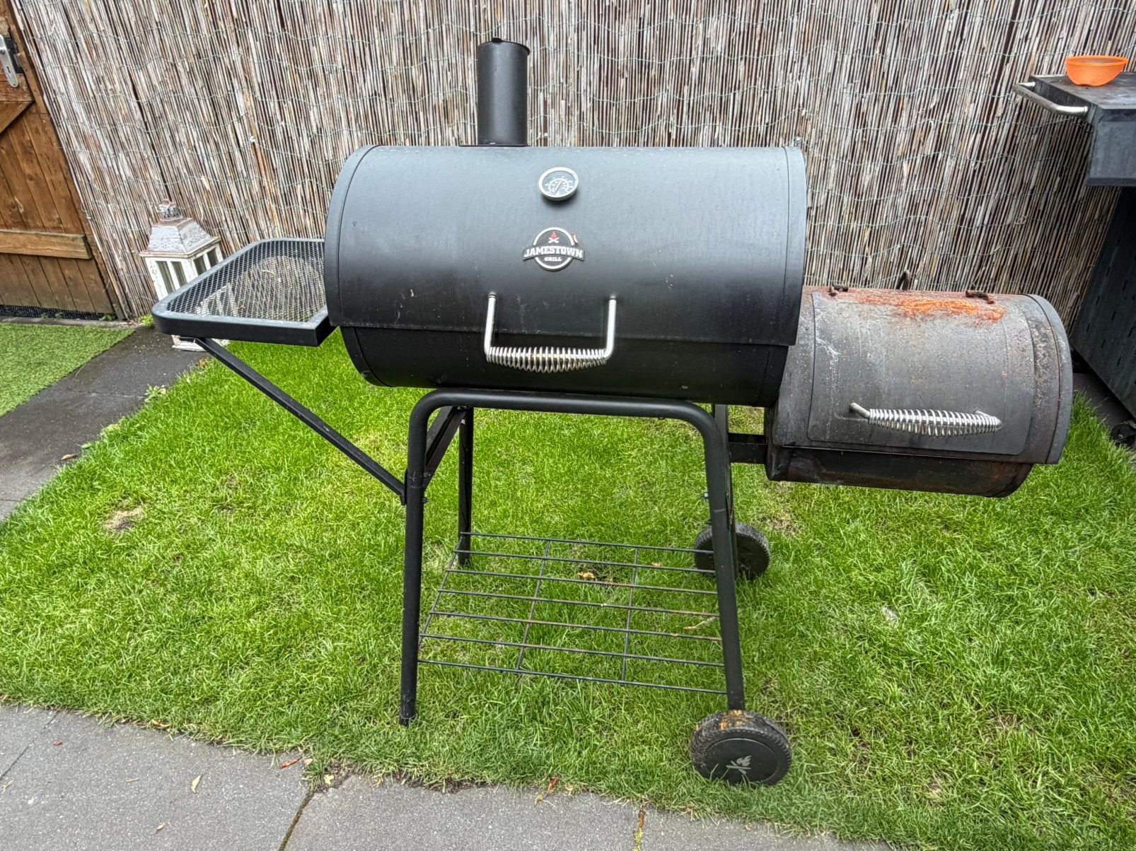 Smoker en bbq in 1, Ophalen, Gebruikt