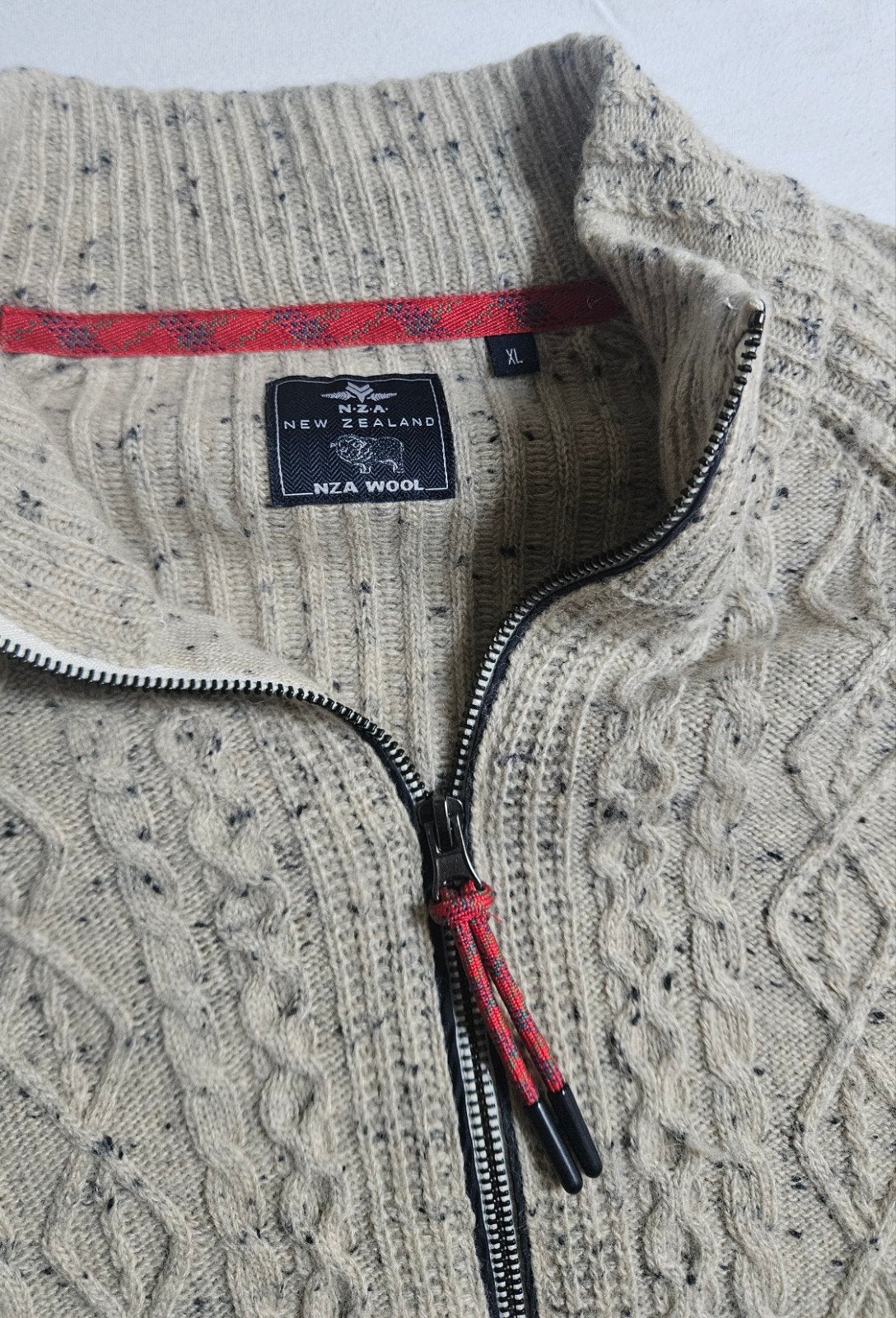 NZA New Zealand Auckland Heren Vest - Maat XL, Beige, Maat 56/58 (XL), Ophalen of Verzenden, Zo goed als nieuw
