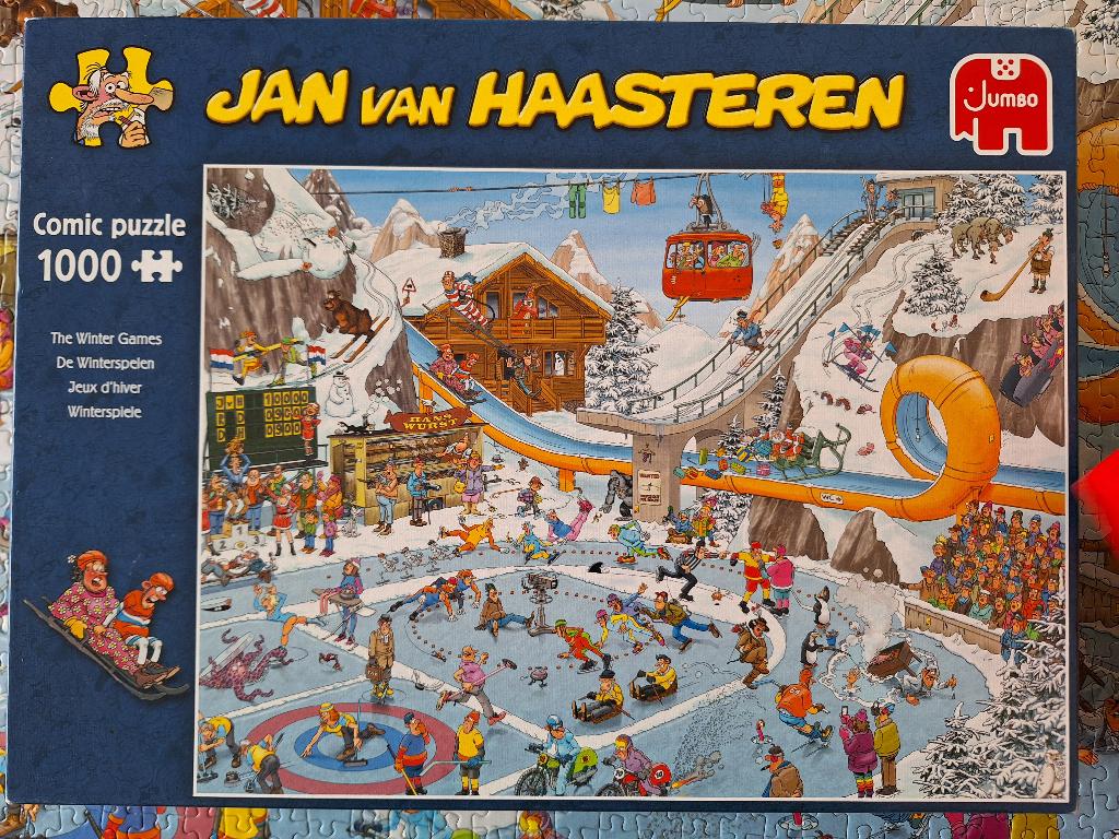 Jan van Haasteren puzzel 1000st, Hobby en Vrije tijd, Denksport en Puzzels, Ophalen of Verzenden, 500 t/m 1500 stukjes, Zo goed als nieuw