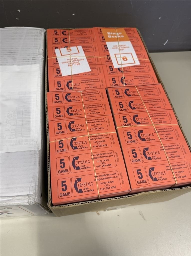 bingo boekjes - 5 rondes per boekje, Ophalen of Verzenden, Nieuw