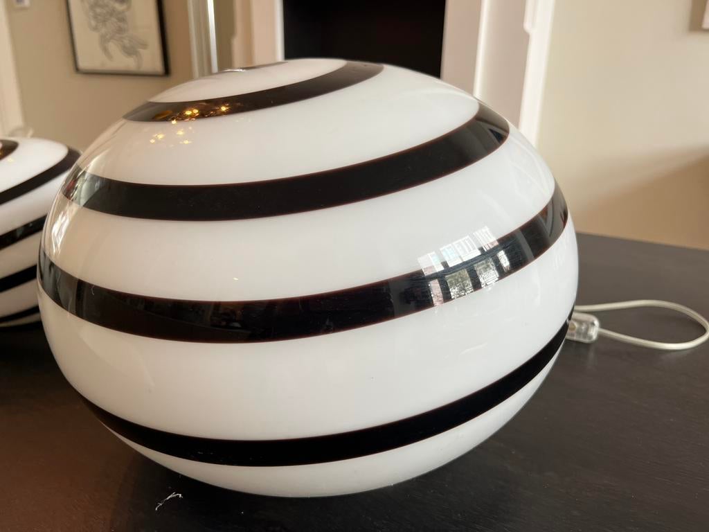 Ilu di Vetro Zebra Lamp - (35 cm doorsnee), Ophalen, Zo goed als nieuw
