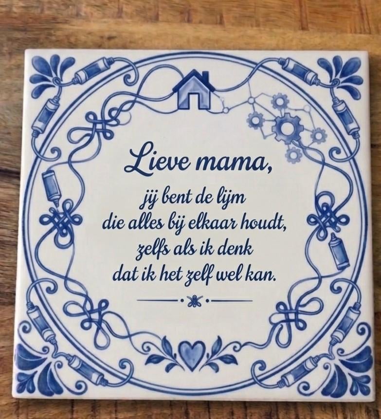 De leukste tegeltjes voor moeder / dochter., Ophalen of Verzenden, Nieuw