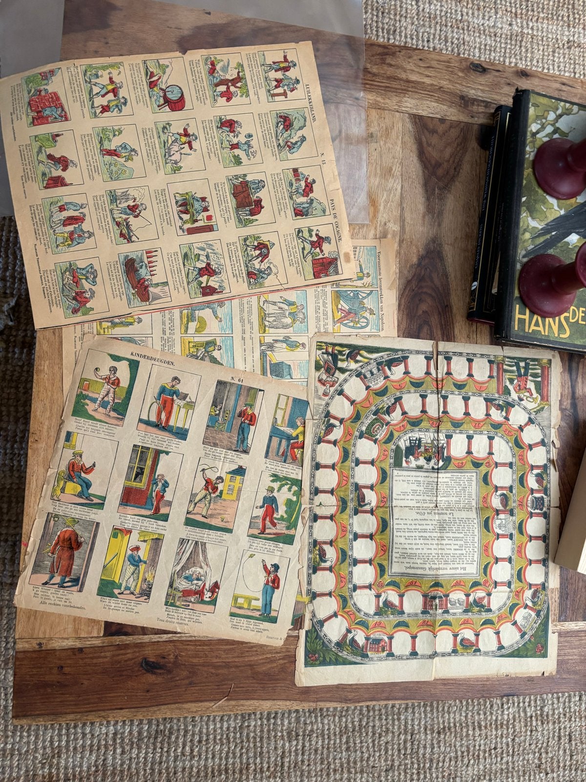 Oude Geïllustreerde Bladen: Kindervreugd, Napoleon, Ganzensp, Ophalen of Verzenden, Gebruikt