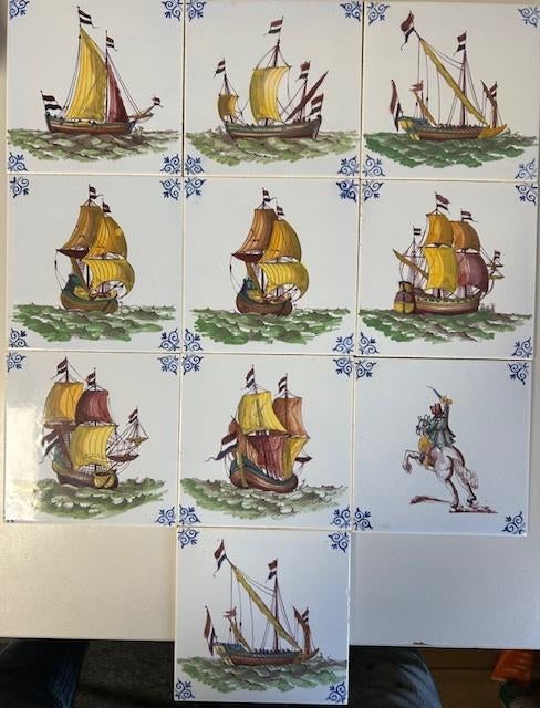Authentieke  tegeltjes  , nieuw binnen !, Ophalen of Verzenden