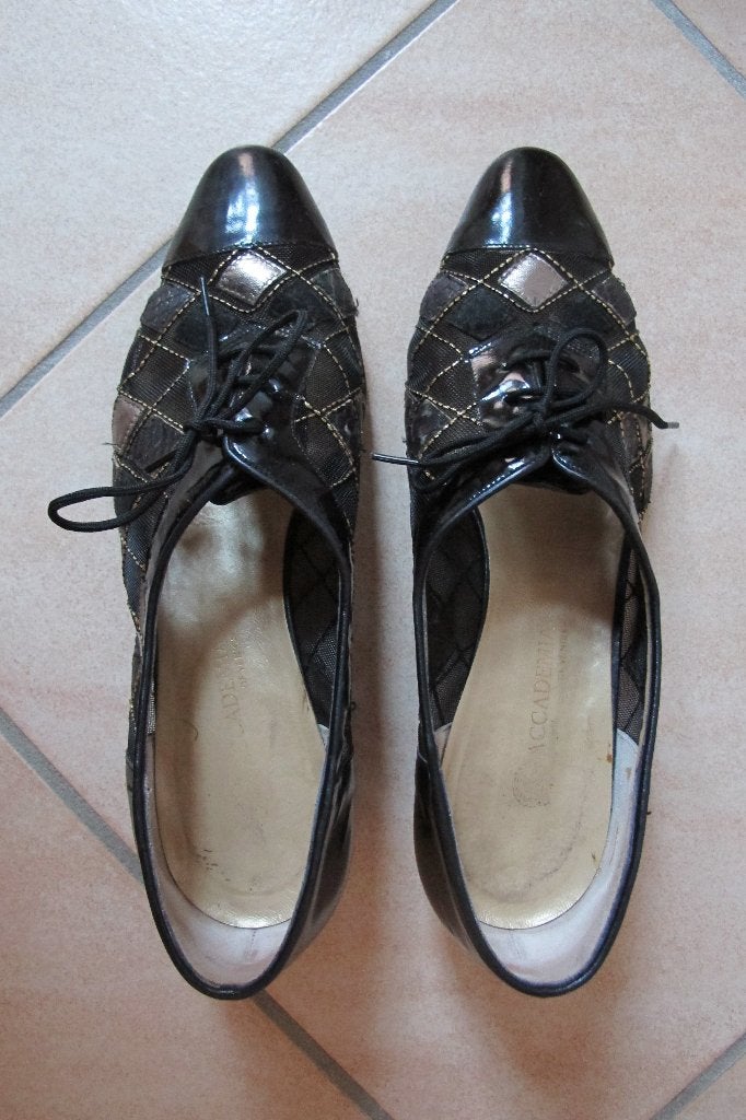 Oxford shoes (Accademia), Pumps, Accademia, Zwart, Ophalen of Verzenden