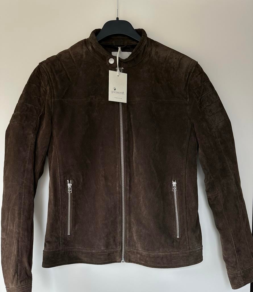 Goosecraft suède damesjas maat M nieuw donkerbruin, Kleding | Dames, Jassen | Winter, Ophalen of Verzenden, Nieuw, Maat 38/40 (M)