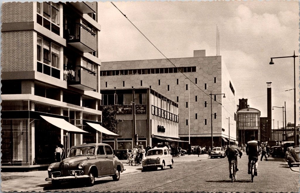 Rotterdam - 12 oude ansichtkaarten Lijnbaan IX, Verzamelen, Verzenden, 1960 tot 1980, Gelopen, Zuid-Holland