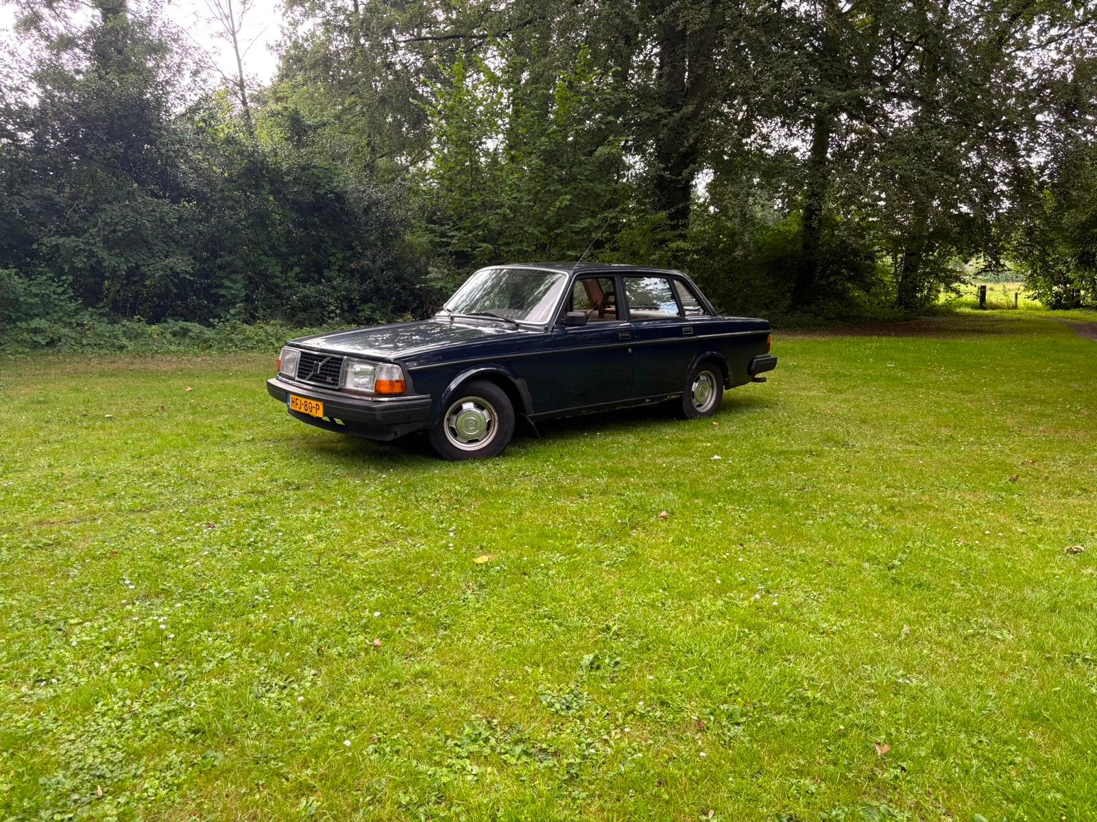 Volvo 244 1981 Blauw belastingvrij  diesel, Auto's, Blauw, Diesel, Particulier, 81 pk
