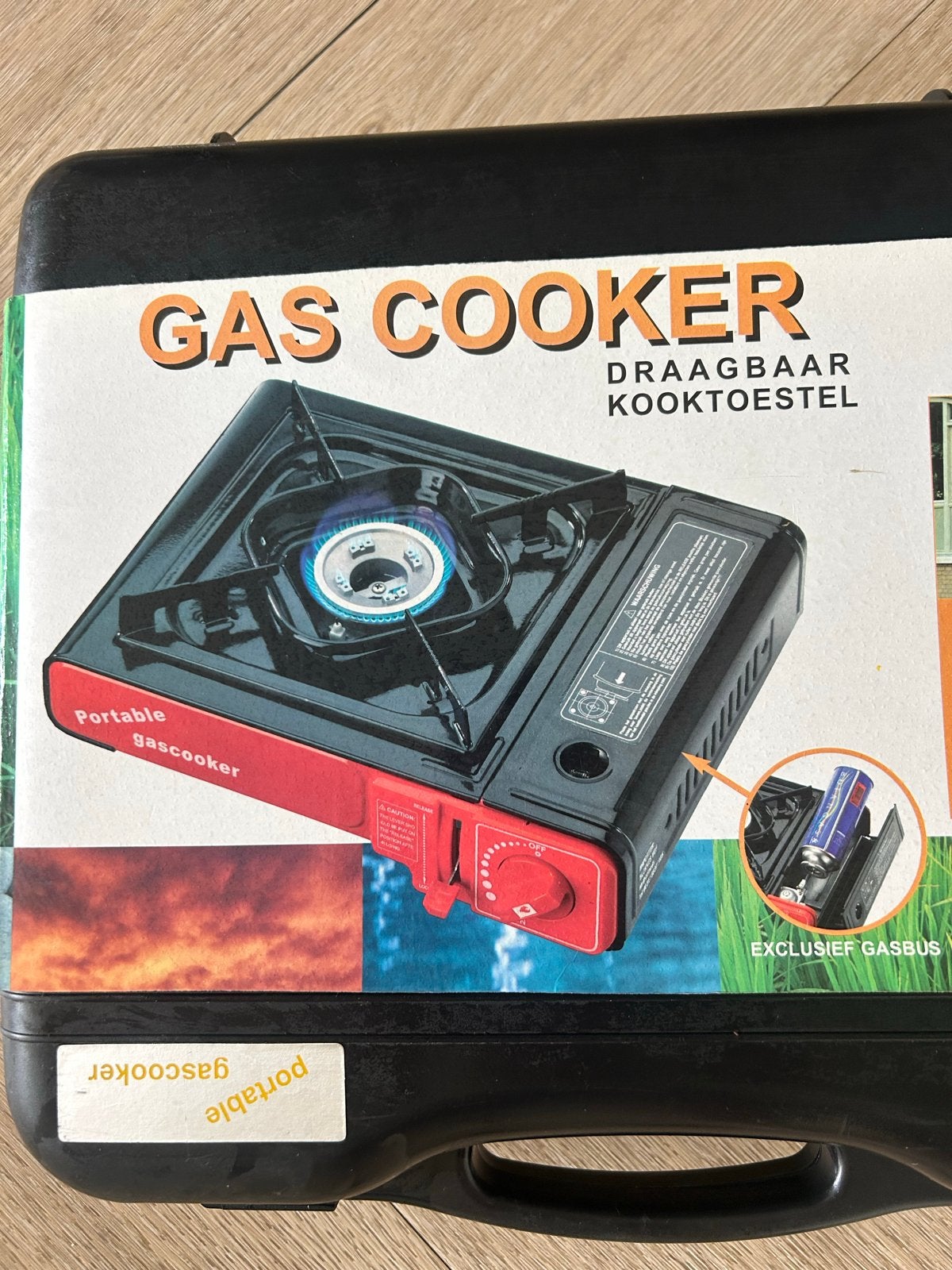 Nieuw Draagbaar Gas Kooktoestel - Ideaal voor Camping/Balkon, Ophalen of Verzenden, Nieuw