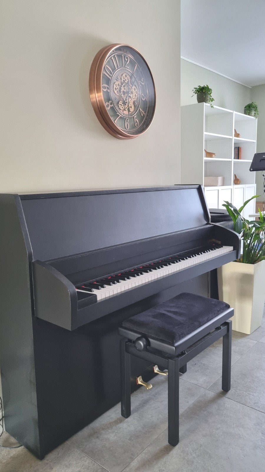 Piano merk: Schimmel, Ophalen, Gebruikt, Zwart