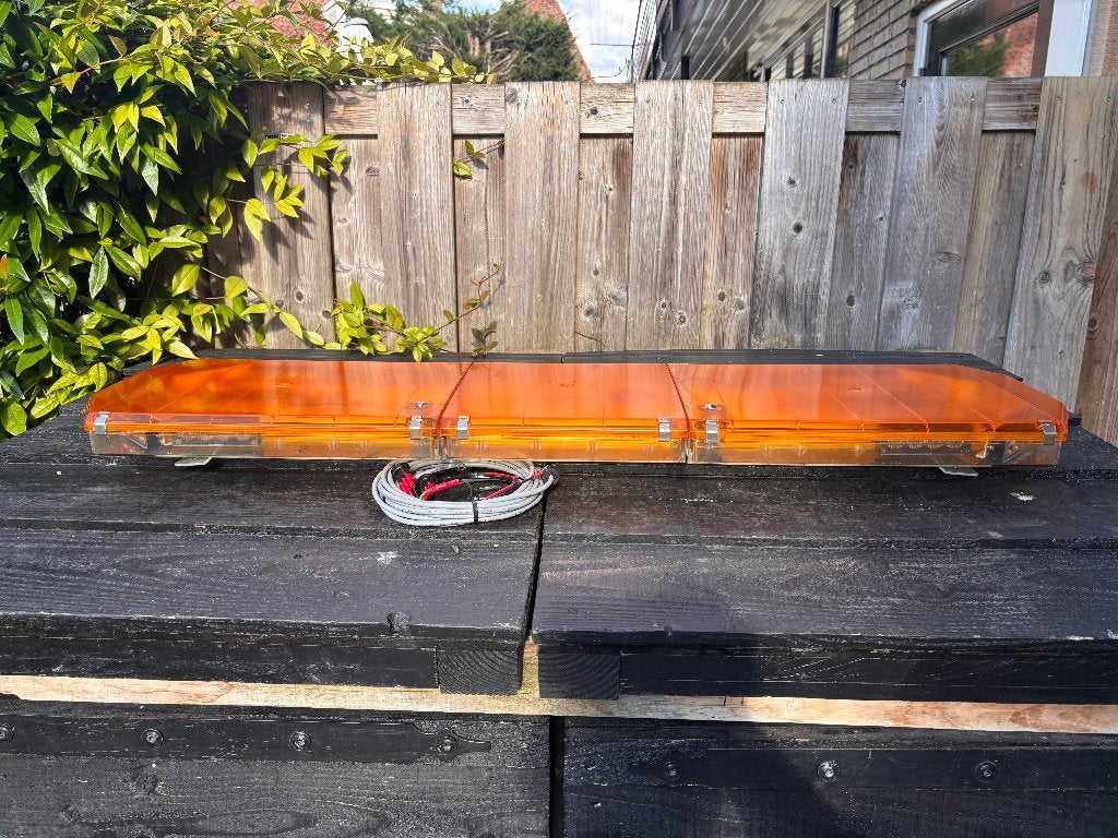 Premier Hazard Traffic Max oranje LED flitsbalk + werklampen, Ophalen of Verzenden