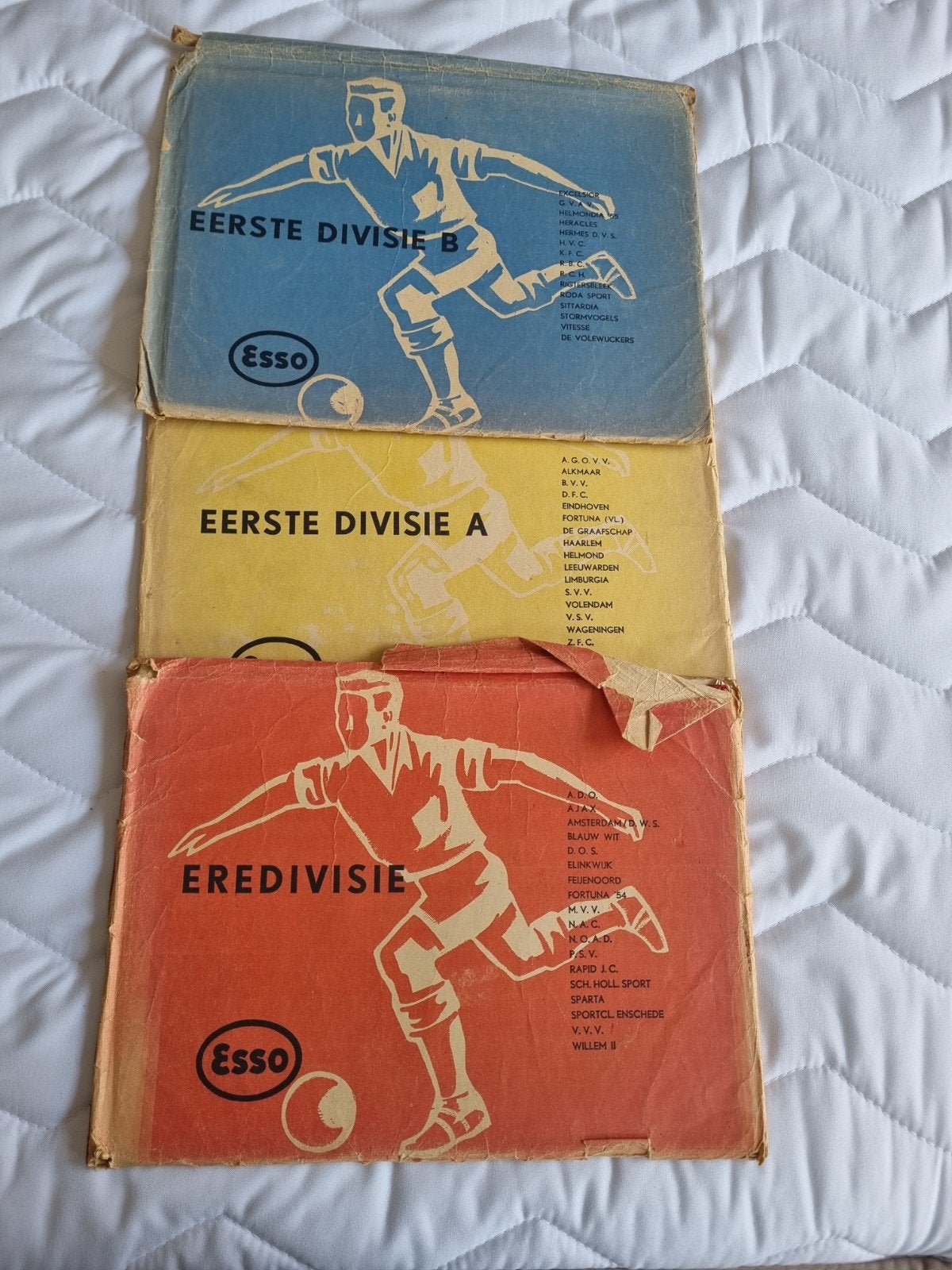 Vintage Voetbalprogramma's Eredivisie/A en B divisie 1958/19, Ophalen of Verzenden, Gebruikt, Ajax, Boek of Tijdschrift