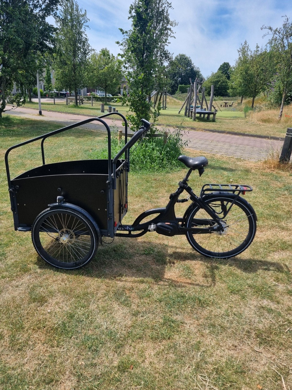 Vogue Bakfiets Supreme Elektrisch - Ideaal voor Gezin, Gebruikt, 3 kinderen, Elektrisch, Schijfrem