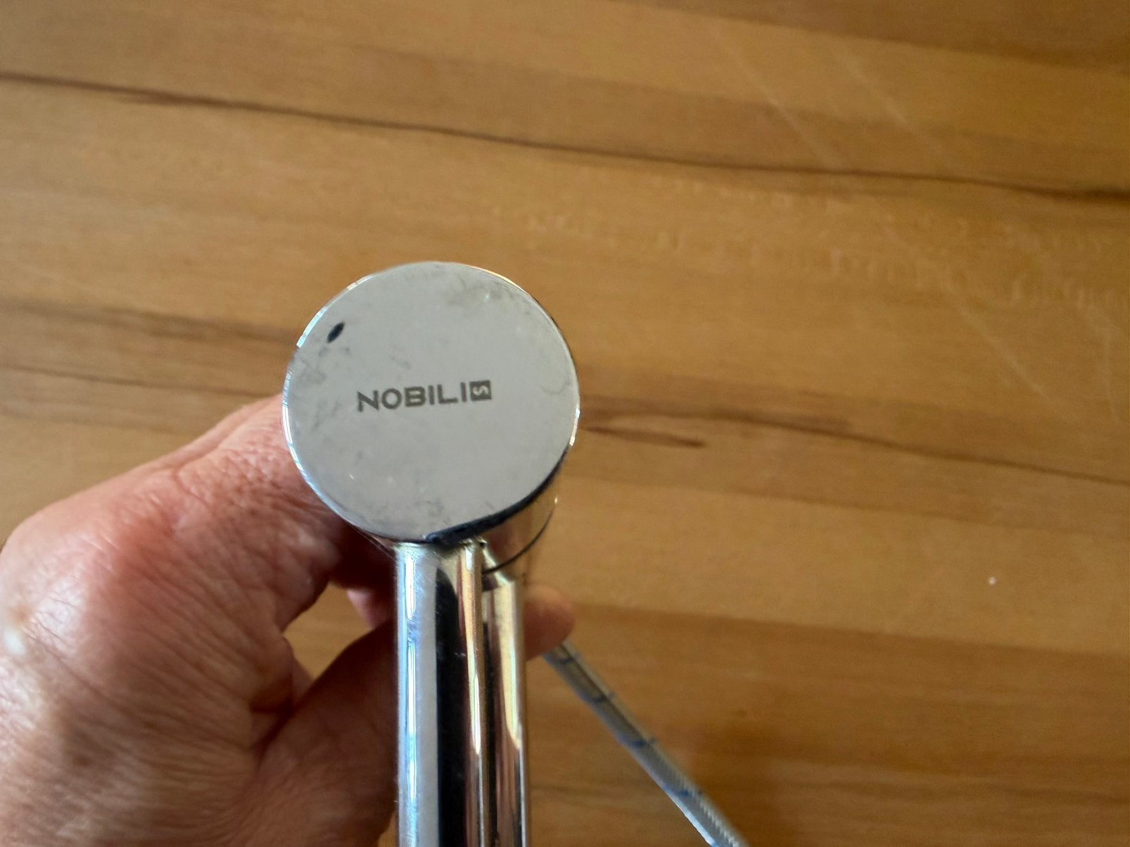 Nobili fontein kraan., Ophalen of Verzenden, Zo goed als nieuw, Chroom, Wastafel